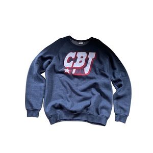Columbus Blue Jackets CBJ crew neck sweatshirt XXL navy red NHL